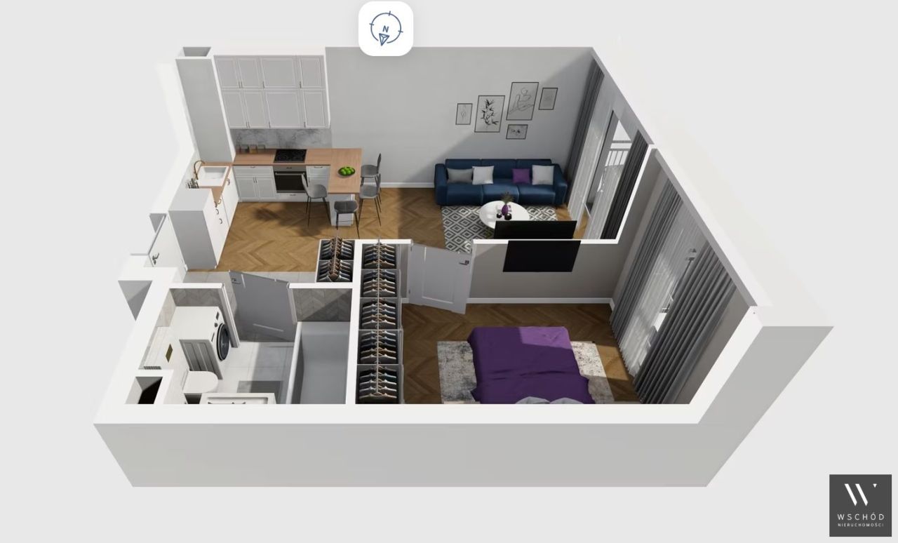 Mieszkanie 2-pokojowe Kraków Prądnik Biały. Zdjęcie 3