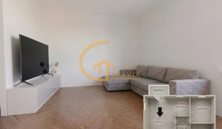 Mieszkanie 2-pokojowe Gdańsk Zaspa, al. Jana Pawła II