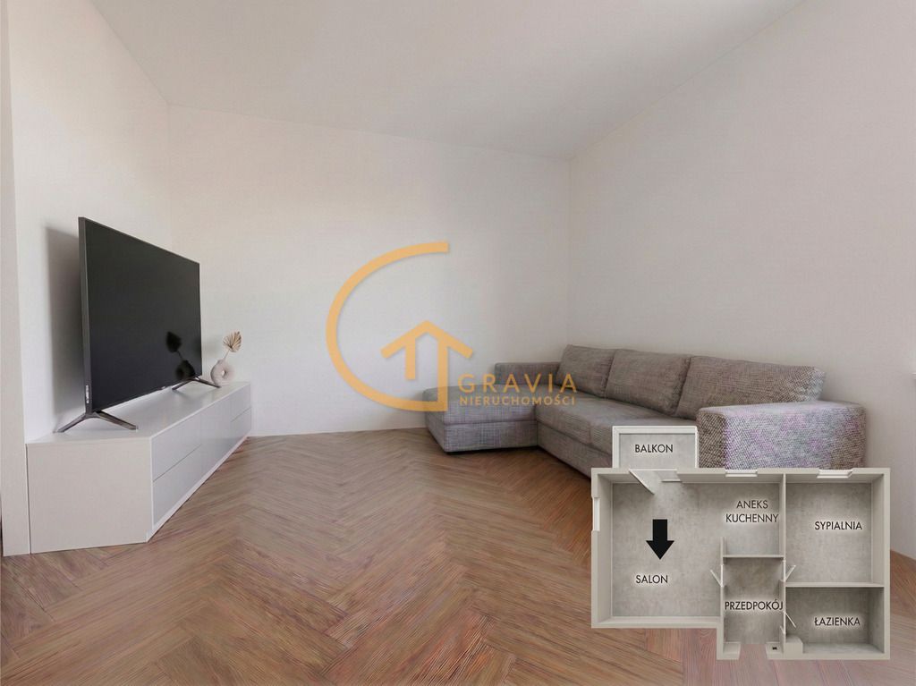 Mieszkanie 2-pokojowe Gdańsk Zaspa, al. Jana Pawła II. Zdjęcie 1