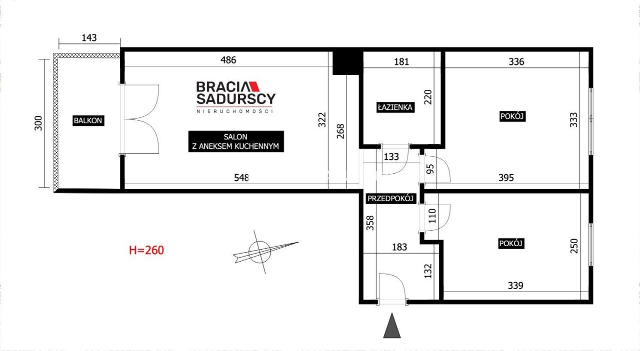 Mieszkanie 3-pokojowe Kraków Kliny, ul. Anny Szwed-Śniadowskiej. Zdjęcie 20