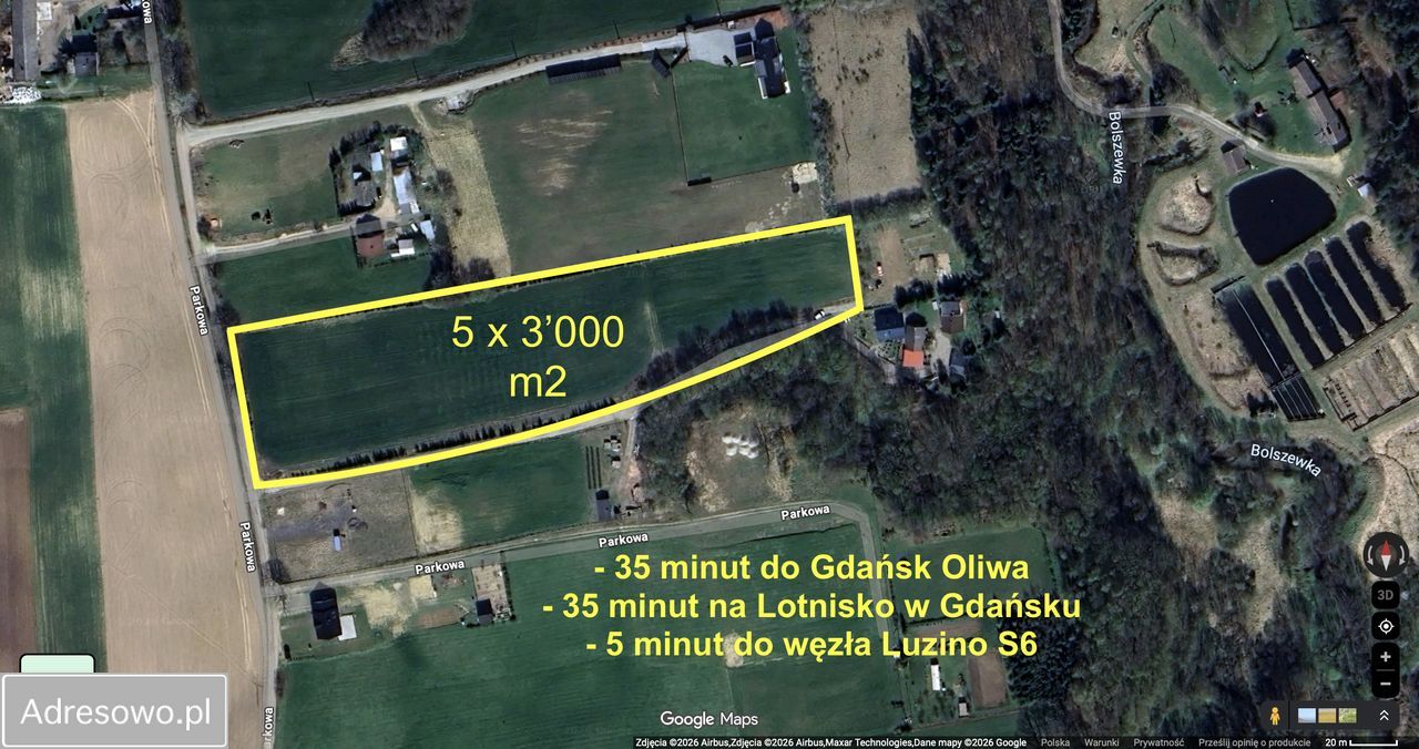 Działka siedliskowa Barłomino. Zdjęcie 2