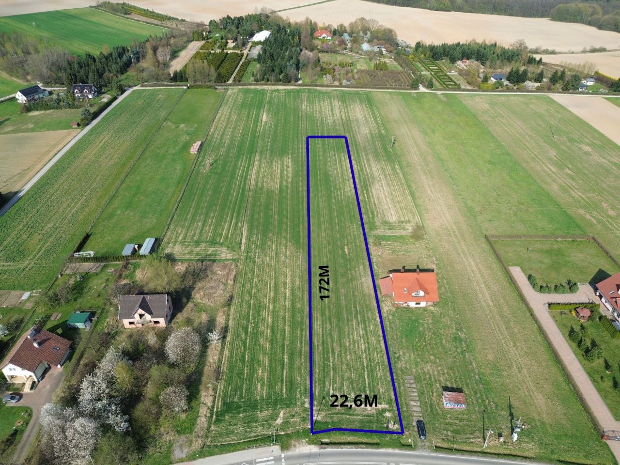 Działka rolno-budowlana Brzoskwinia, ul. Krakowska. Zdjęcie 1
