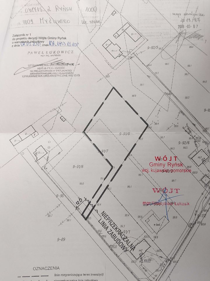 Działka budowlana Myśliwiec. Zdjęcie 3