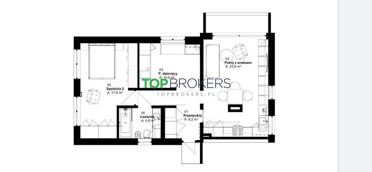 Mieszkanie 3-pokojowe Warszawa Śródmieście, ul. Szwoleżerów. Zdjęcie 16