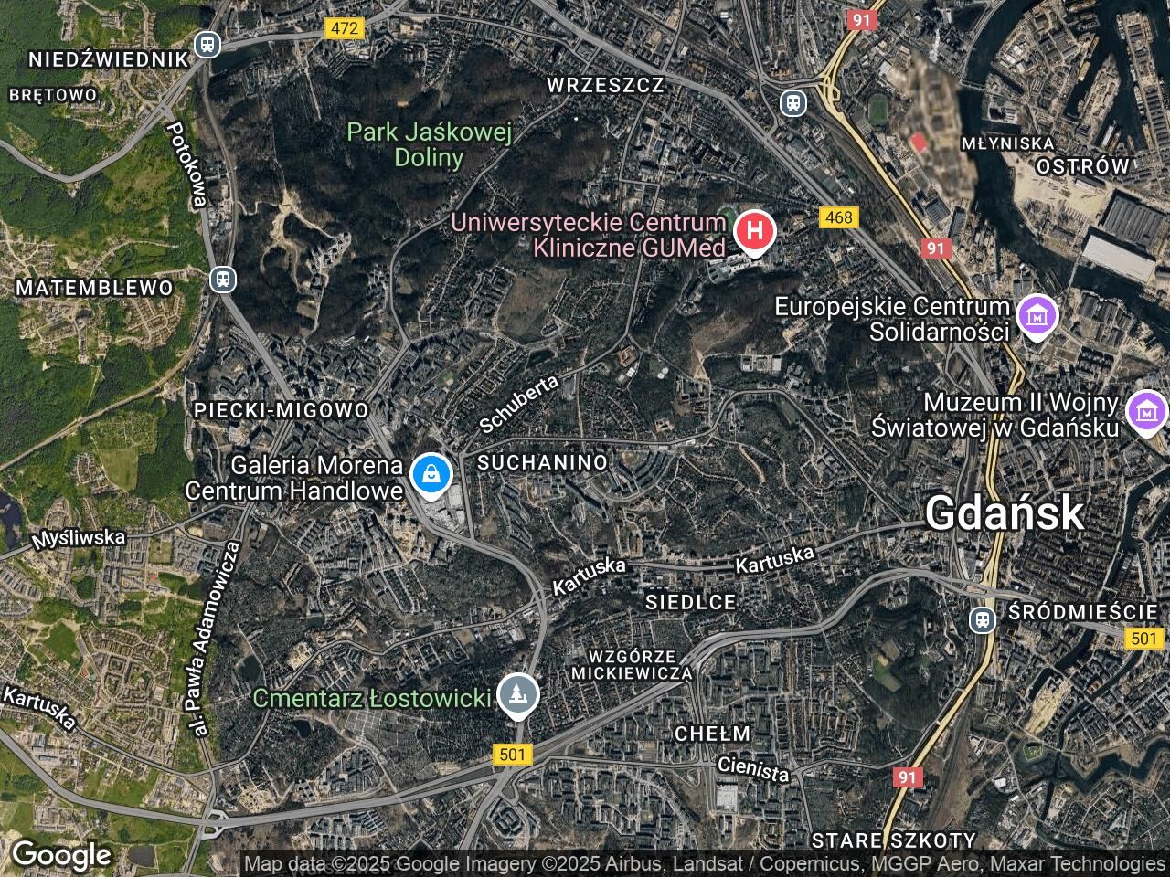 Działka budowlana Gdańsk Suchanino, ul. Ludwika Beethovena