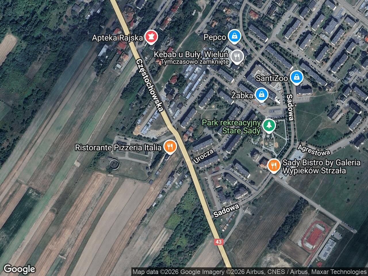 dom wolnostojący, 4 pokoje Wieluń, częstochowska