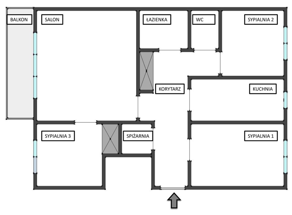 Mieszkanie 4-pokojowe Inowrocław Centrum, ul. ks. Piotra Wawrzyniaka. Zdjęcie 1