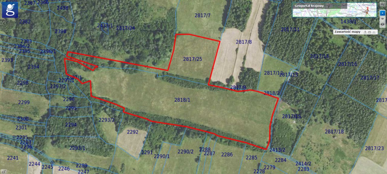 Działka rolno-budowlana Łysa Góra. Zdjęcie 2