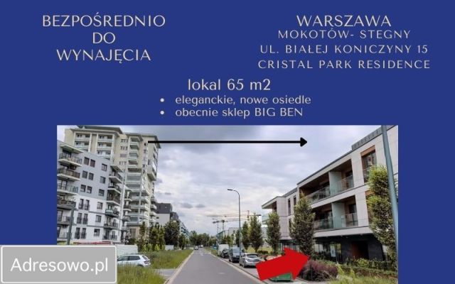 Lokal Warszawa Mokotów, ul. Białej Koniczyny. Zdjęcie 4