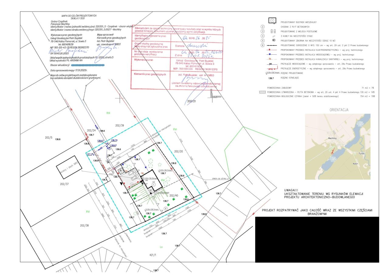 Działka budowlana Machliny. Zdjęcie 7