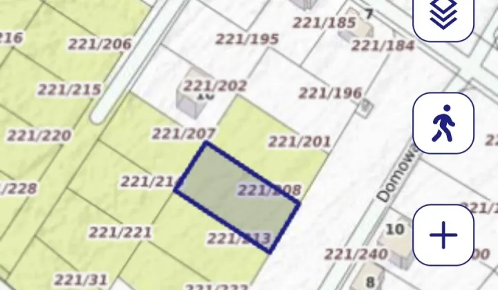 Działka budowlana Załom, ul. Domowa