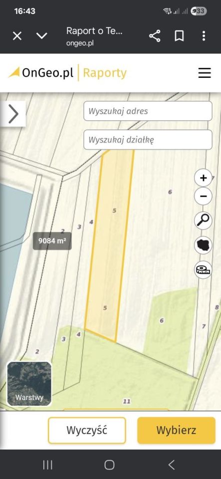 Działka rolna Parypse