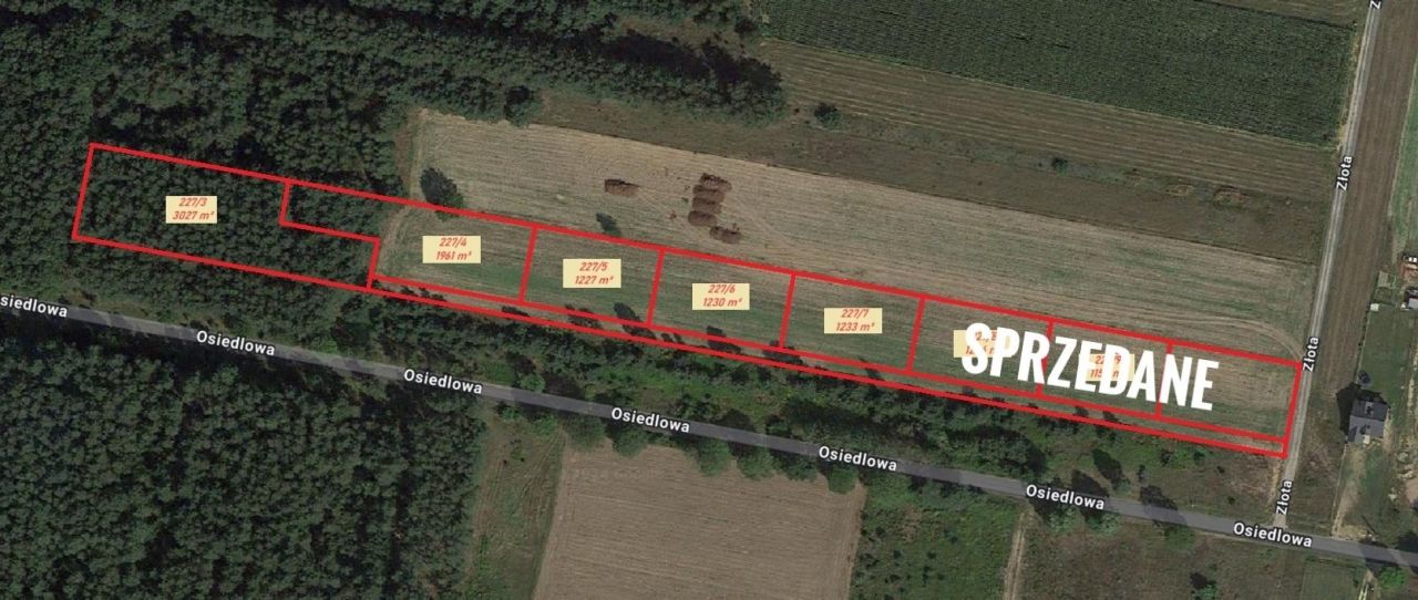 Działka rolno-budowlana Gołąbek. Zdjęcie 2