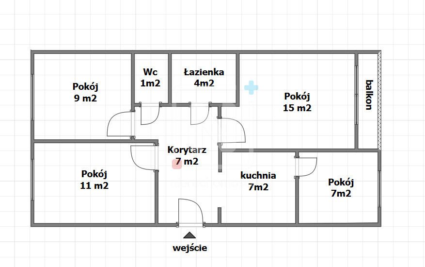 Mieszkanie 4-pokojowe Warszawa Ursynów, ul. Związku Walki Młodych. Zdjęcie 7