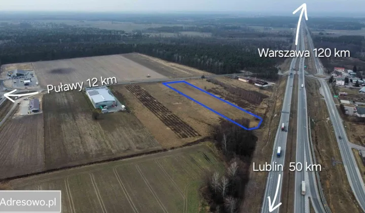 Działka inwestycyjna Żyrzyn