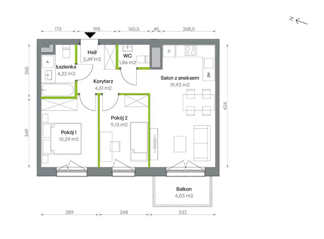 Mieszkanie 3-pokojowe Warszawa Targówek, ul. Oliwska. Zdjęcie 16
