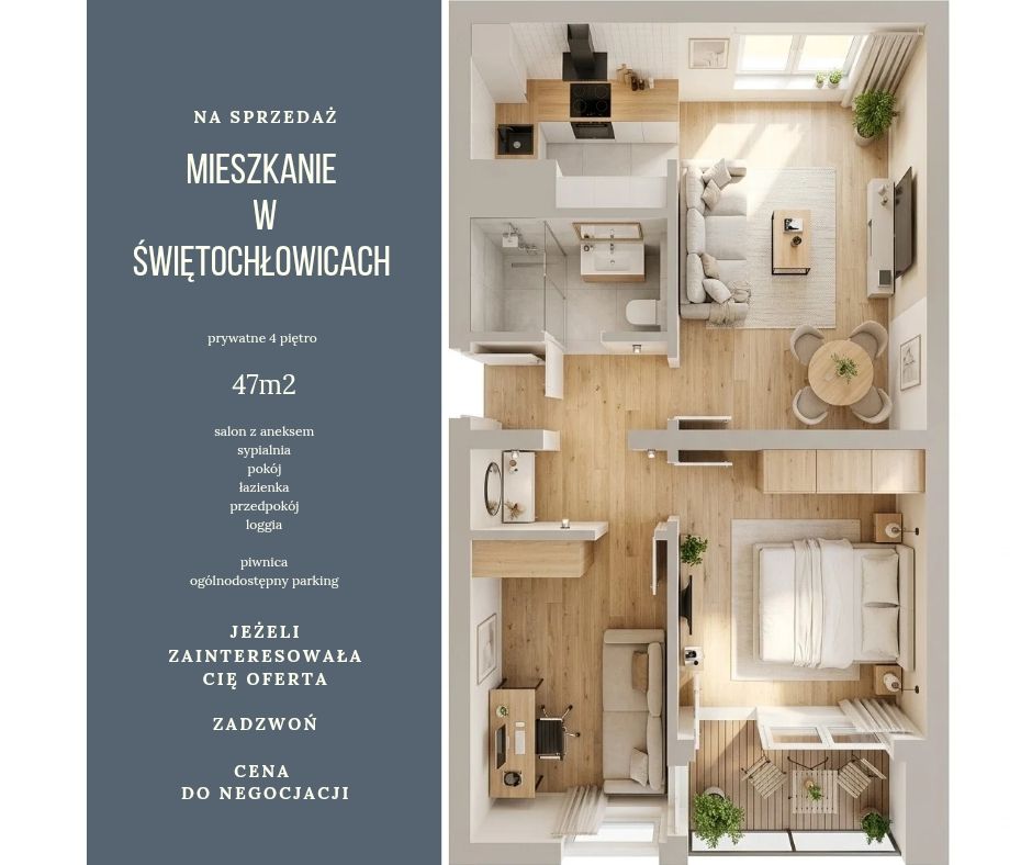 Mieszkanie 3-pokojowe Świętochłowice Zgoda, ul. Śląska. Zdjęcie 1
