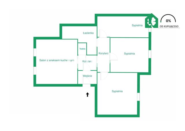 Mieszkanie 4-pokojowe Gdańsk Oliwa, ul. Obrońców Westerplatte. Zdjęcie 19