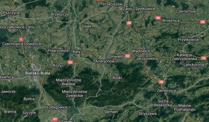 Działka rekreacyjna Andrychów Pańska Góra