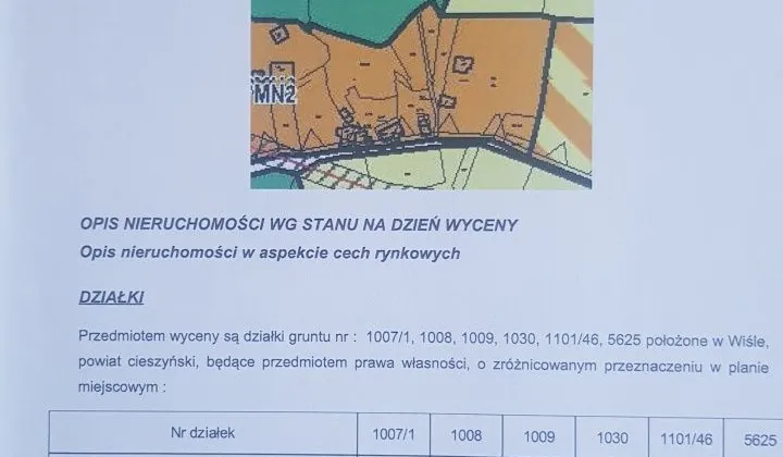 Działka rolno-budowlana Wisła Kozińce