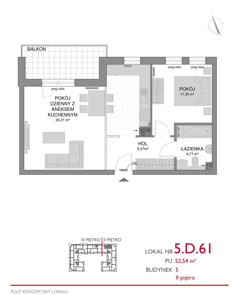 Mieszkanie 2-pokojowe Borkowo. Zdjęcie 8