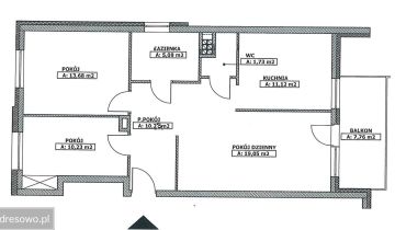 Mieszkanie 3-pokojowe Wrocław Krzyki, ul. Rakowiecka