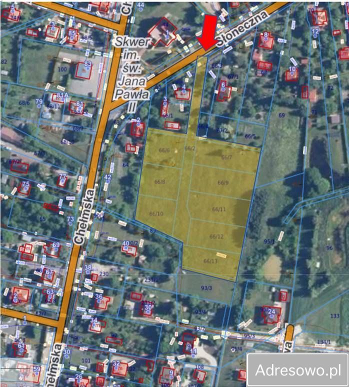 Działka budowlana Okszów-Kolonia, ul. Słoneczna. Zdjęcie 2