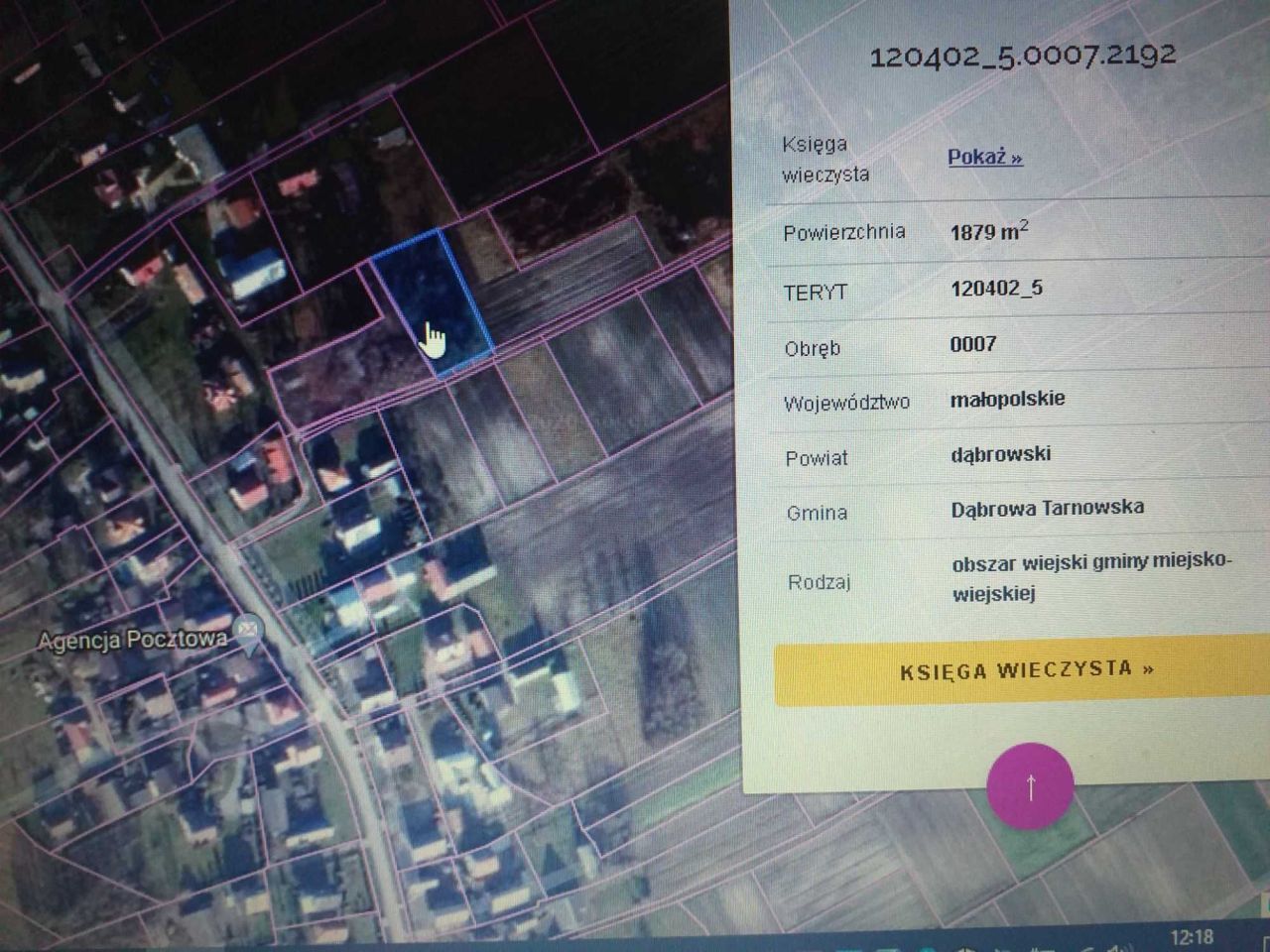 Działka rolna Nieczajna Dolna