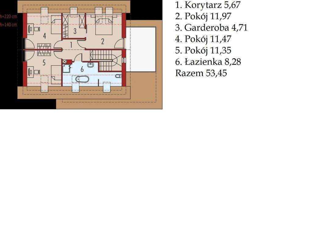 dom wolnostojący, 5 pokoi Murowaniec. Zdjęcie 32