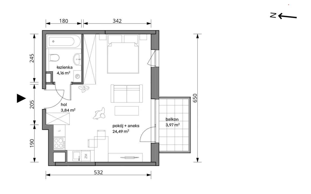 Mieszkanie 1-pokojowe Warszawa Włochy, ul. Trzcinowa. Zdjęcie 7