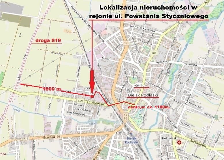 Działka rolno-budowlana Bielsk Podlaski, ul. Powstania Styczniowego. Zdjęcie 3
