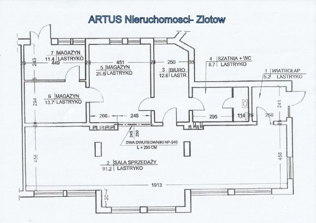Nieruchomość komercyjna Złotów, ul. Wojska Polskiego. Zdjęcie 1