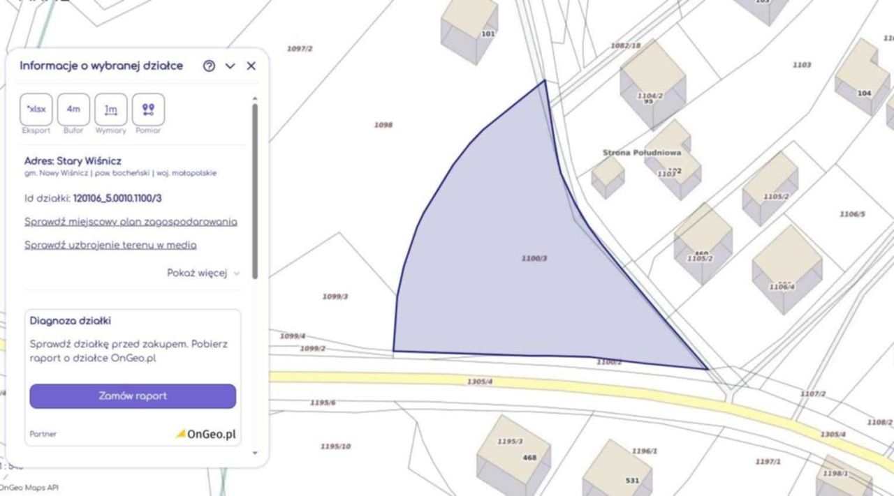 Działka budowlana Stary Wiśnicz. Zdjęcie 2