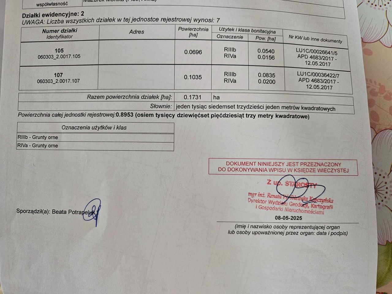 Działka budowlana Okszów. Zdjęcie 2