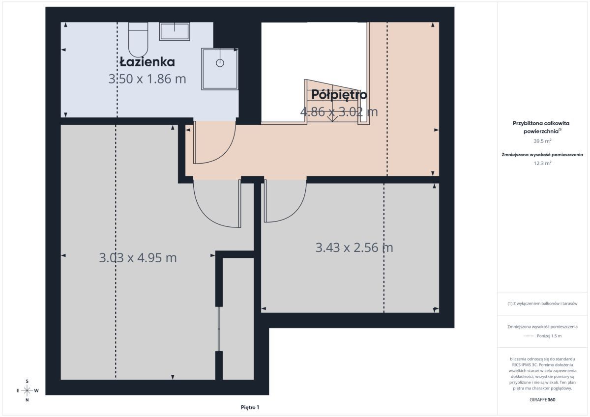 Mieszkanie 4-pokojowe Gdańsk Orunia, ul. gen. Augusta Emila Fieldorfa. Zdjęcie 17