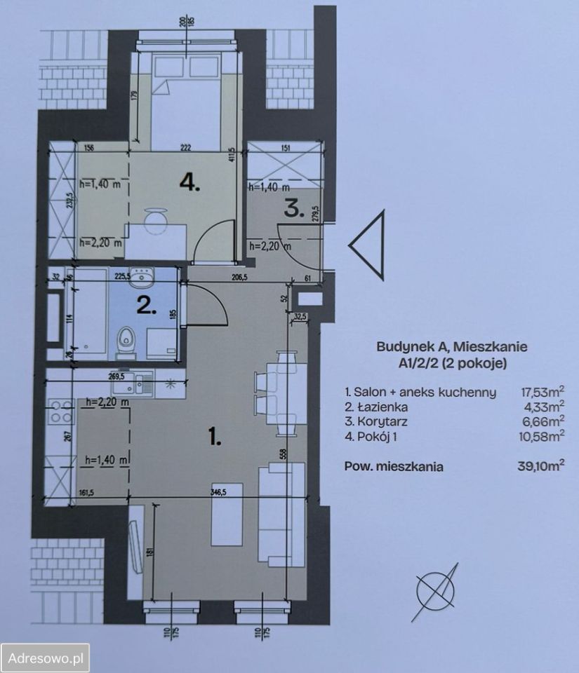 Mieszkanie 2-pokojowe Trzebnica. Zdjęcie 14