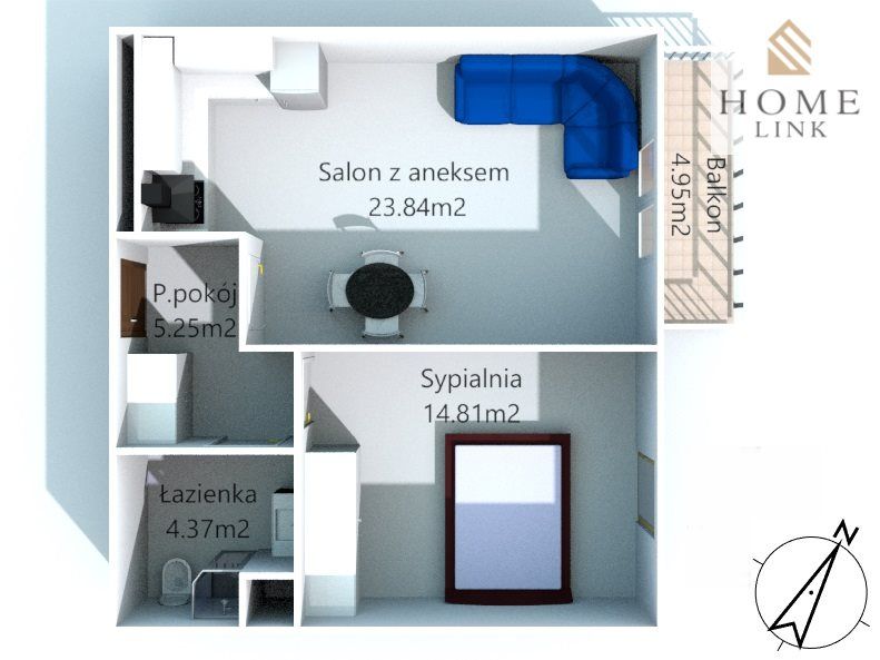 Mieszkanie 2-pokojowe Olsztyn Jaroty. Zdjęcie 6