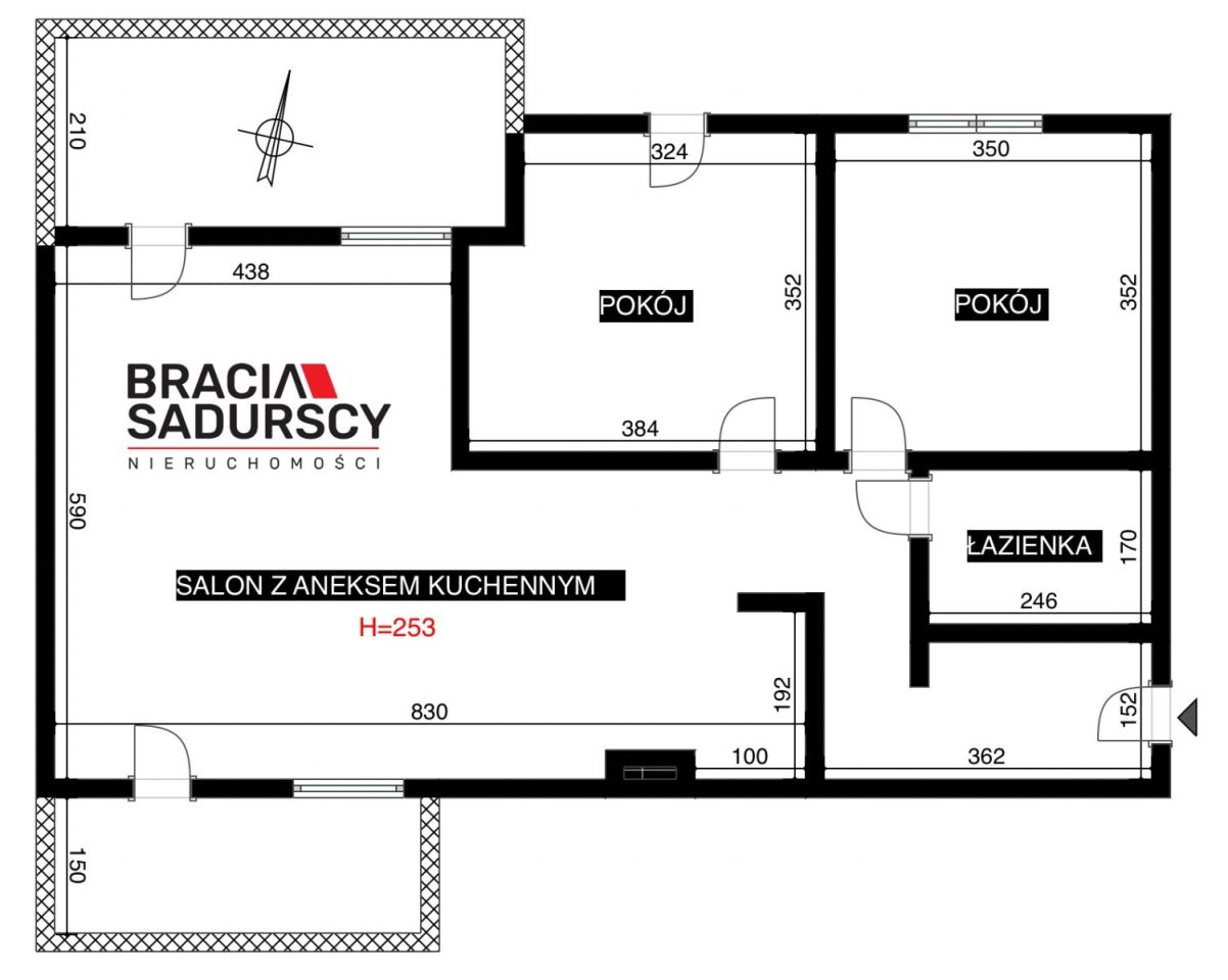 Mieszkanie 3-pokojowe Kraków Ruczaj, ul. Pychowicka. Zdjęcie 25