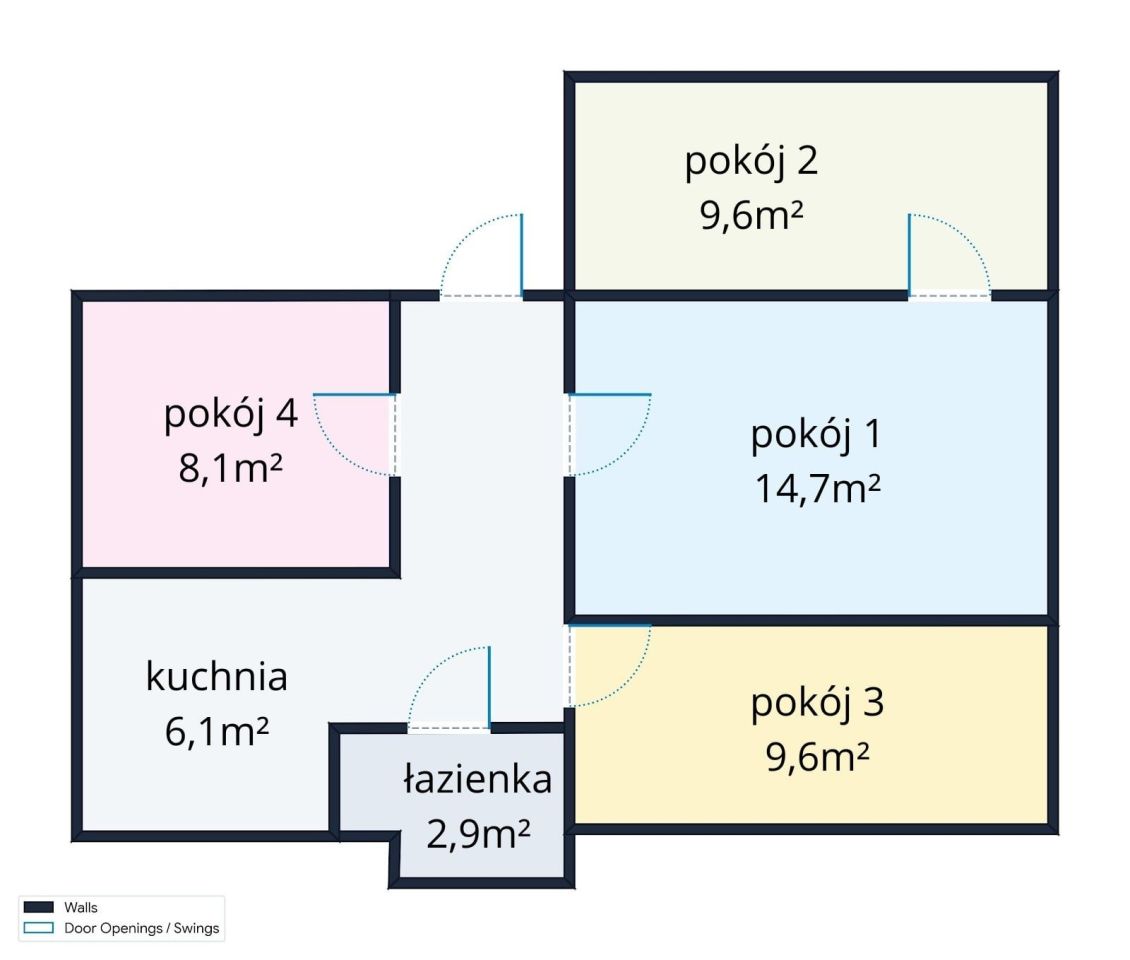 Mieszkanie 4-pokojowe Płock, ul. ks. Ignacego Lasockiego. Zdjęcie 7