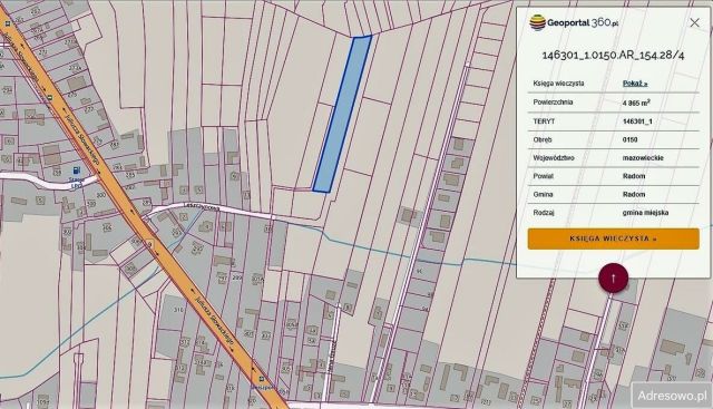 Działka inwestycyjna Radom Janiszpol. Zdjęcie 1