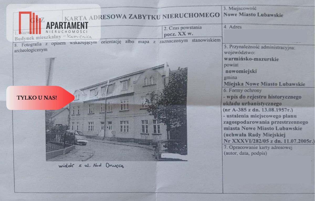 kamienica, 21 pokoi Nowe Miasto Lubawskie. Zdjęcie 25