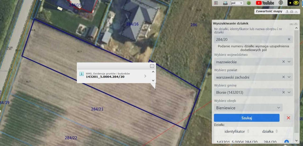 Działka budowlana Bieniewice, ul. Dzikiej Róży