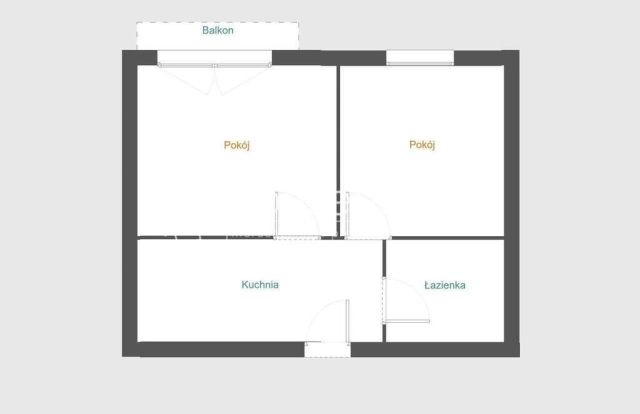 Mieszkanie 2-pokojowe Łódź, ul. Walerego Wróblewskiego. Zdjęcie 10