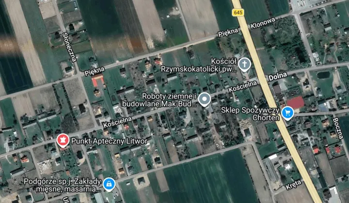 siedlisko Podgórze, ul. Kościelna