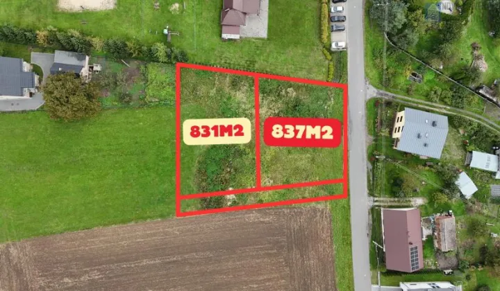 Działka budowlana Łany Wielkie, ul. Wiejska