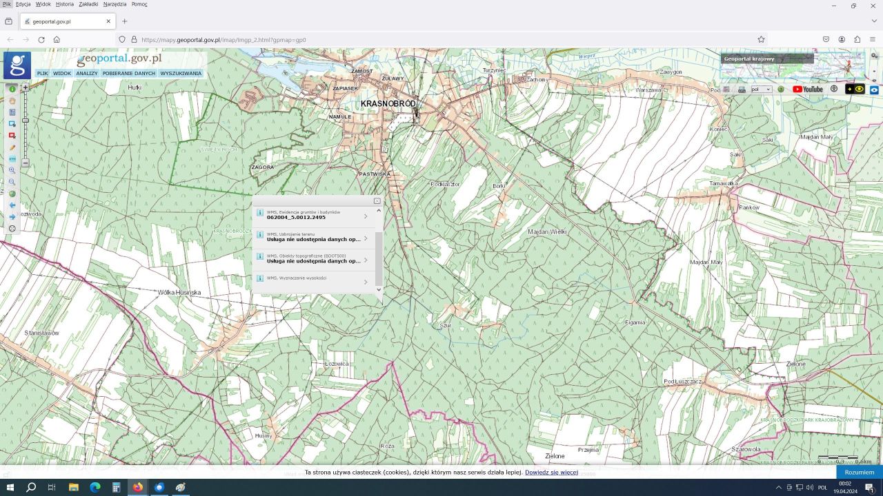 Działka leśna Krasnobród. Zdjęcie 3