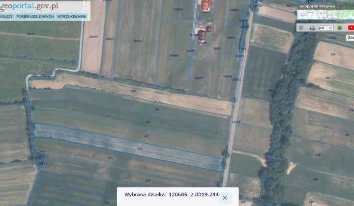 Działka rolno-budowlana Wilków, ul. św. Łucji