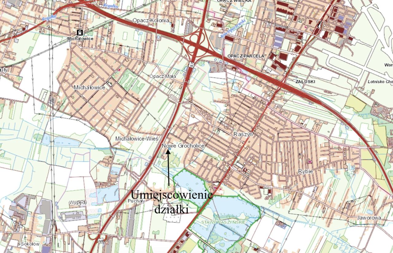 Działka budowlana Nowe Grocholice, ul. Księżycowa. Zdjęcie 5