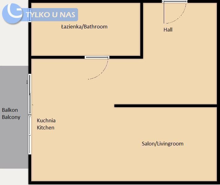 Mieszkanie 1-pokojowe Kraków Bieńczyce, ul. Fatimska. Zdjęcie 11