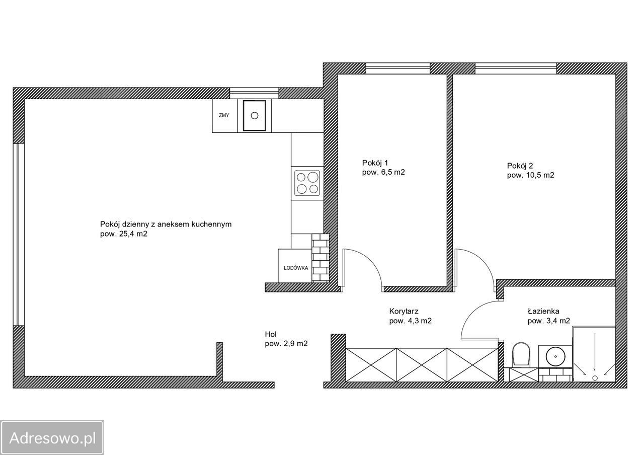 Mieszkanie 3-pokojowe Warszawa Targówek, ul. Piotra Wysockiego. Zdjęcie 17